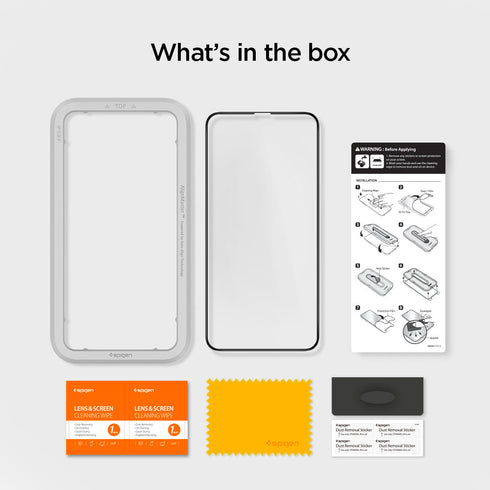 Spigen iPhone 11 Series Screen Protector Glas.tR AlignMaster Full Cover (1P)